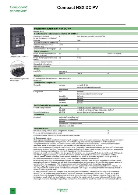 Soluzioni per Impianti Fotovoltaici 2013 (.pdf 12 ... - Schneider Electric