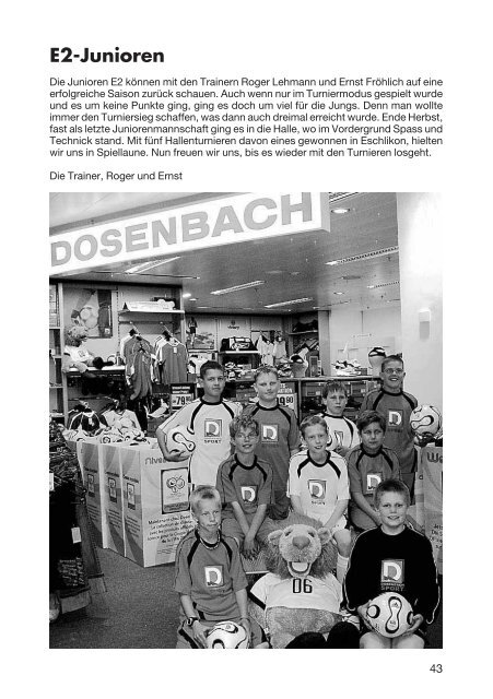 SCA-News Herbst 2006 - SC Aadorf