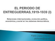 EL PERIODO DE ENTREGUERRAS,1919-1939 (I) Relaciones ...