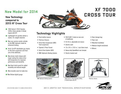 XF 7000 CROSS TOUR - Home - Arctic Cat