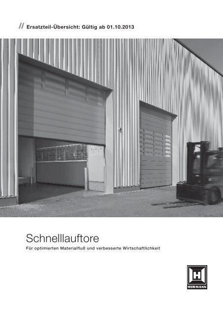 Schnelllauftore - Hörmann KG