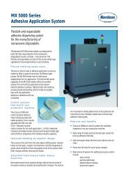 MX 5000 Series Adhesive Application System - Nordson Cz, s.r.o.