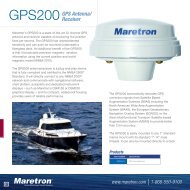GPS200 - NMEA 2000 ® GPS Antenna/Receiver - Maretron