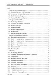 ASYS - Handbuch - Abschnitt B - Stammdaten Inhalt 1 Firma ...