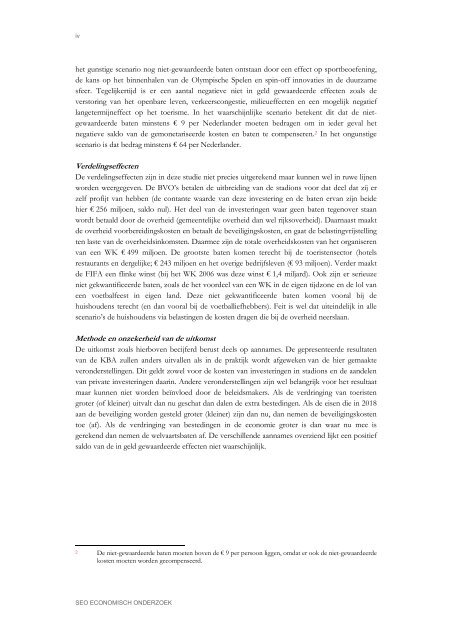 "Kengetallen kosten-batenanalyse van het WK voetbal" PDF