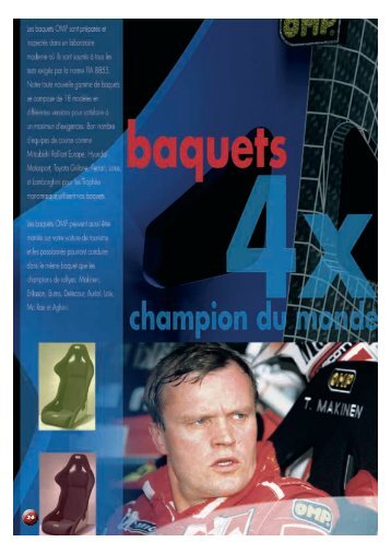 Baquet - 205 GTI Club PTS