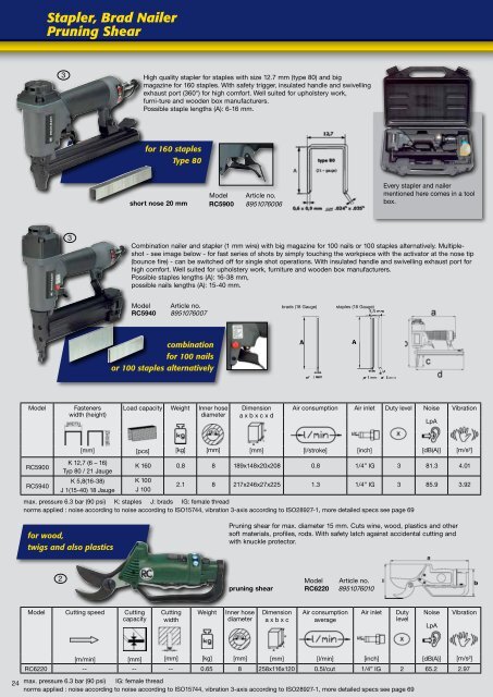 Pneumatic Tools - Pneumat System