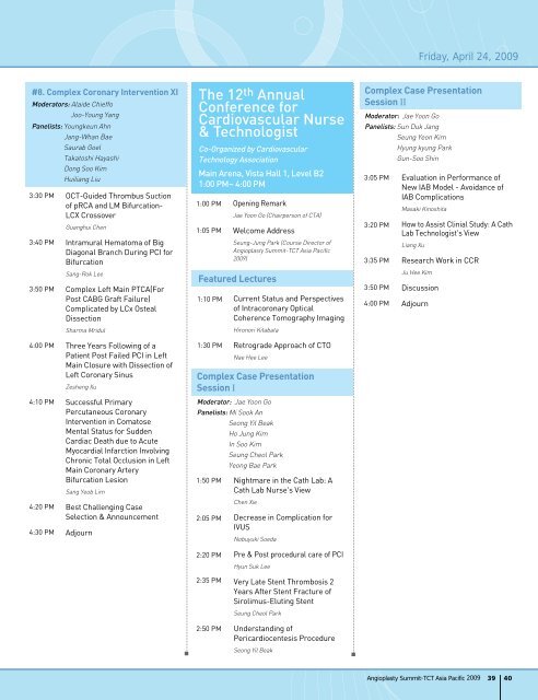 Program - angioplasty summit-tctap 2013