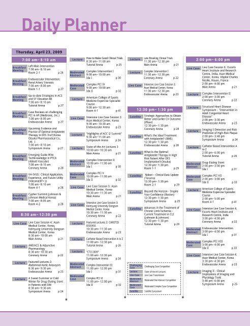 Program - angioplasty summit-tctap 2013