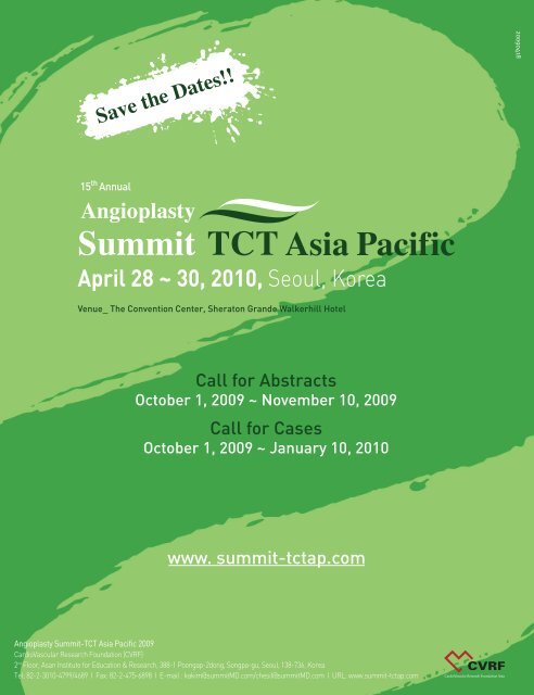 Program - angioplasty summit-tctap 2013