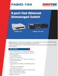 Data Sheet - MRO-TEK