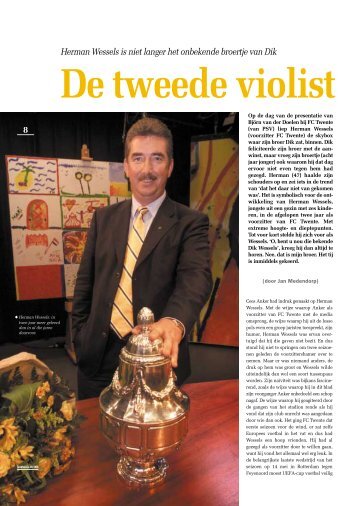 Herman Wessels is niet langer het onbekende broertje ... - Twentevisie