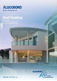 Alucobond Roof Cladding Flyer - Alucobond Architectural