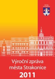 Výroční zpráva za rok 2011 - Strakonice