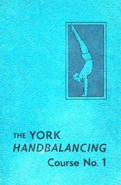 the YORK - HANDBALANCING