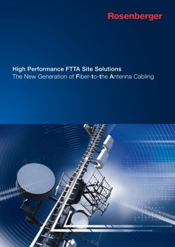 The New Generation of Fiber-to-the Antenna Cabling ... - Rosenberger