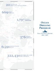 ODP Final Technical Report - Ocean Drilling Program - Texas A&M ...