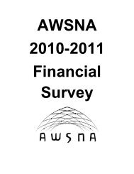 AWSNA Financial Survey Results 2010-2011 (PDF) - Why Waldorf ...