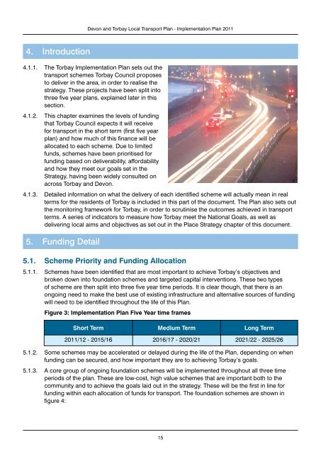 LTP3 Torbay Implementation Plan - Torbay Council