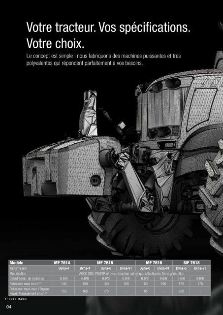 MF 7600 - Jacopin Equipements Agricoles