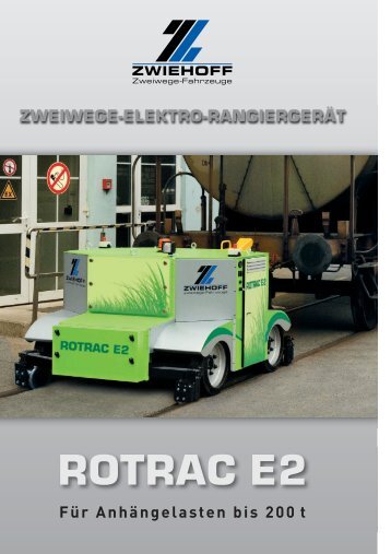 Prospekt des ROTRAC E2 - Zwiehoff GmbH