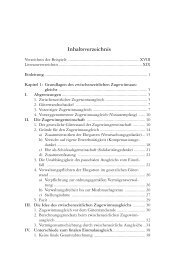 Inhaltsverzeichnis - Gieseking Verlag