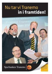 in i framtiden! - Sparbanken Tranemo