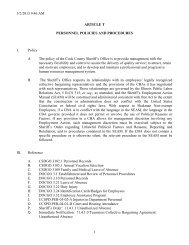 Article T - Personnel Policies and Procedures updated 05/02/13