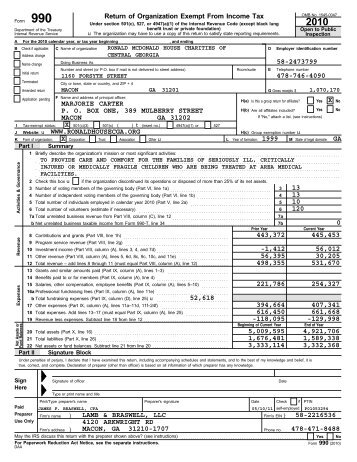 IRS Tax Form (PDF) - Ronald McDonald House Charities of Central ...