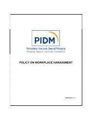 POLICY ON WORKPLACE HARASSMENT - PIDM