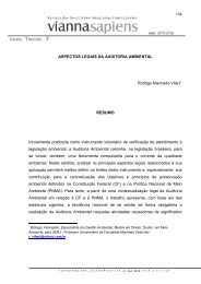 Artigo 7 Aspectos legais da Auditoria Ambiental ... - Instituto Vianna Jr