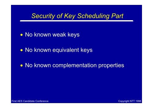 E2 - A Candidate Cipher for AES