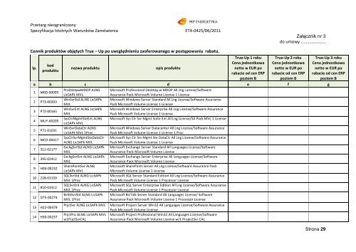 specyfikacja istotnych warunkÃ³w zamÃ³wienia - PKP Energetyka