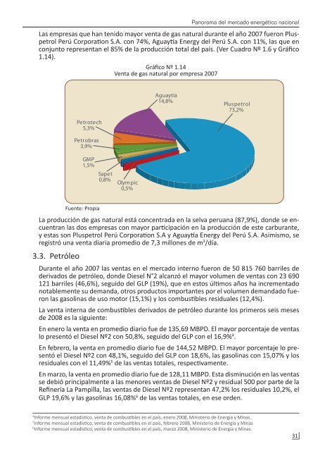 Apuntes para el Plan Energético Nacional - osinergmin