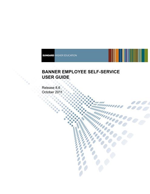 Banner Employee Self Service User Guide 8 6 Parent Directory