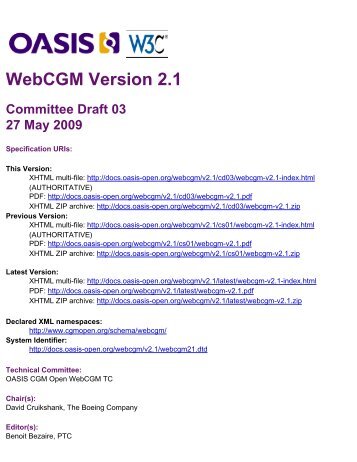 OASIS CGM Open WebCGM V2.1 - Index of - OASIS Open Library