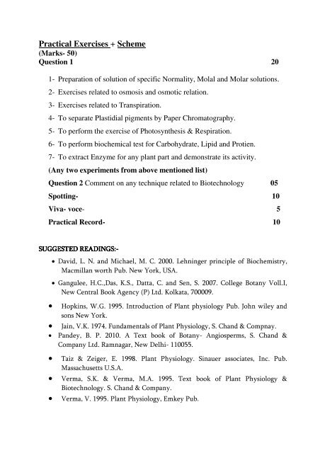 bsc iii-iv-v-vi semester botony