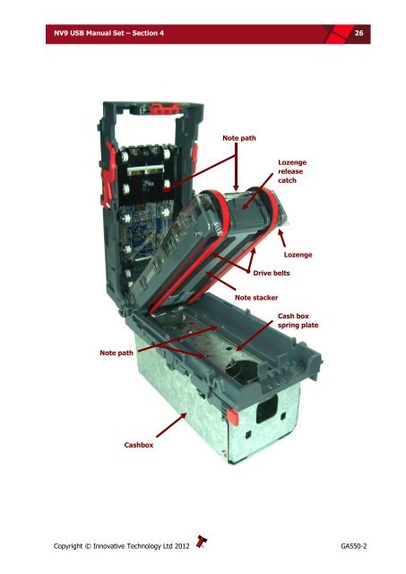 NV9 USB manual set - cover sheet - Sensis