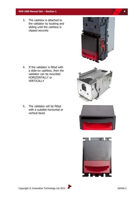 NV9 USB manual set - cover sheet - Sensis