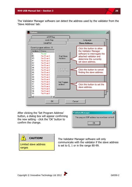 NV9 USB manual set - cover sheet - Sensis