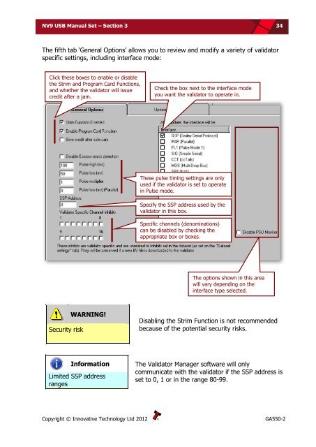 NV9 USB manual set - cover sheet - Sensis