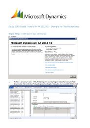 Setup SEPA Credit Transfer in AX 2012 R2 ... - TechNet Blogs