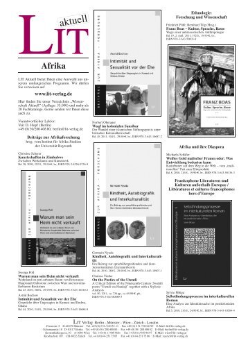 Afrika - LIT Verlag