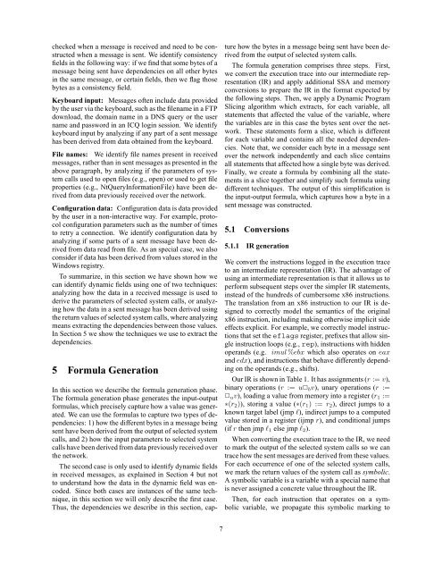 Rosetta: Extracting Protocol Semantics using Binary Analysis with ...