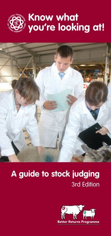 A guide to stockjudging - Eblex