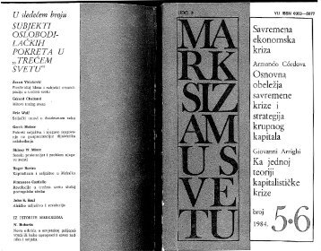 Savremena ekonomska kriza NIRO Komunist 1984