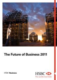 The Future of Business 2011 (PDF) - Business banking - HSBC