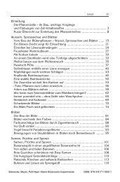 Wurzeln, Sprossachse und Blätter - Verlag Harri Deutsch