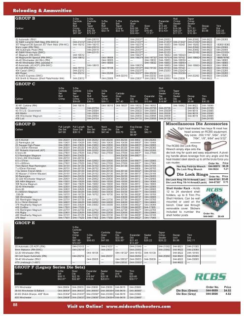 Lee Progressive Presses and Accessories - Midsouth Shooters Supply