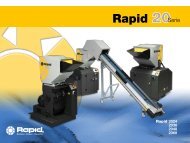 Rapid 2024 2036 2048 2060 - Rapid Granulator